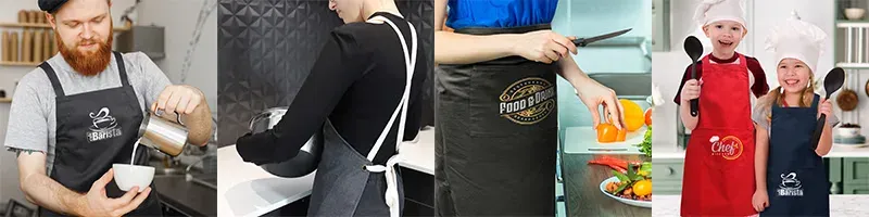 Aprons Issuing Custom Branded Aprons | PromoVision NZ