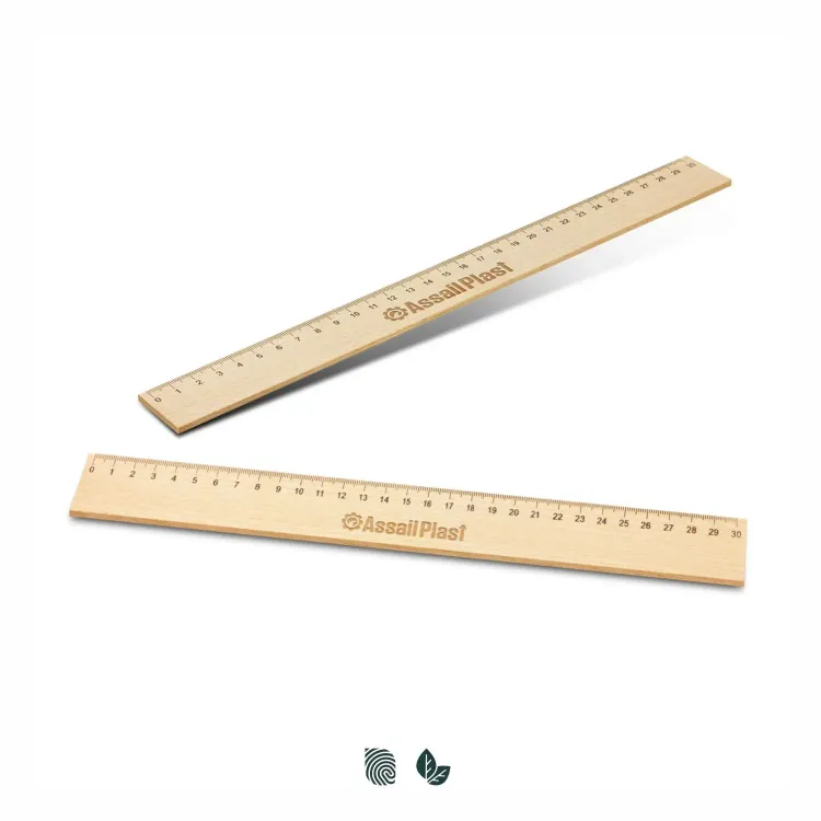 Wooden 30cm Ruler