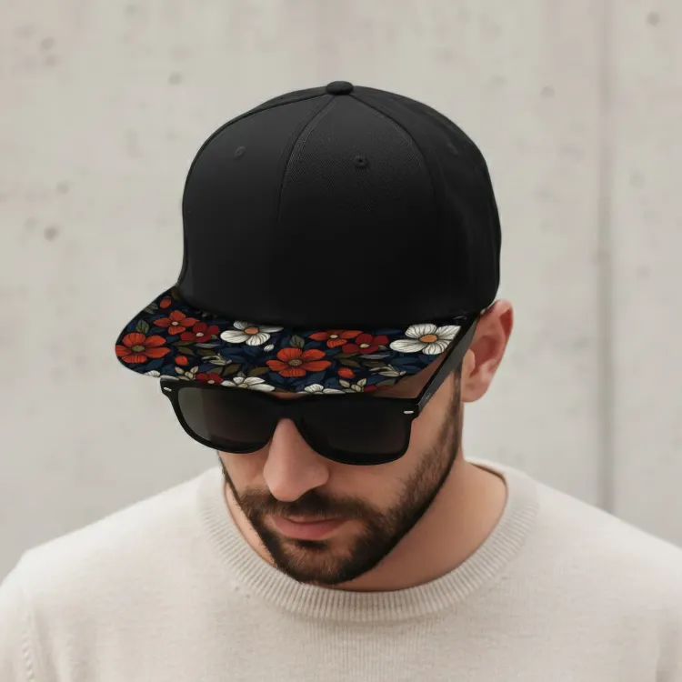 Crusade Custom Flat Peak Cap