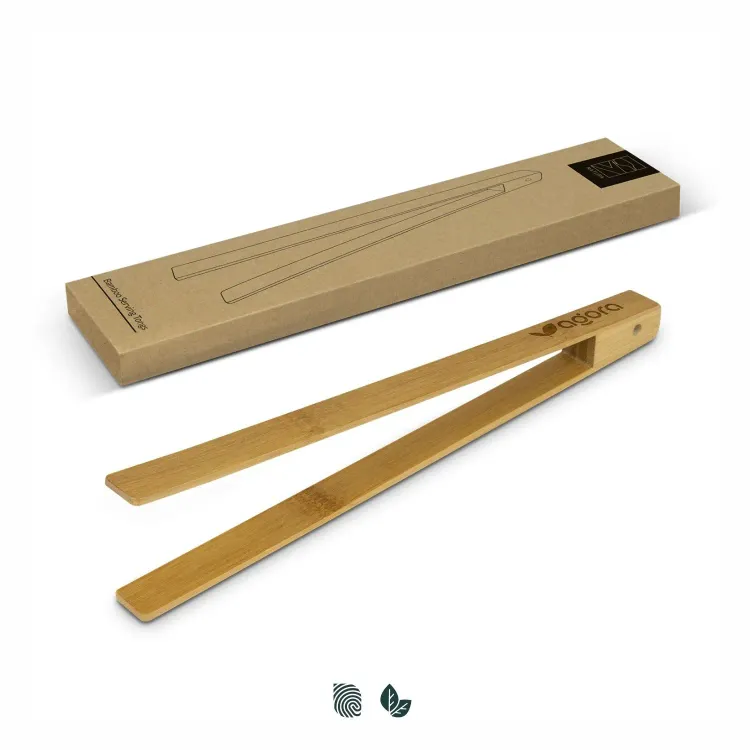 NATURA Bamboo Serving Tongs