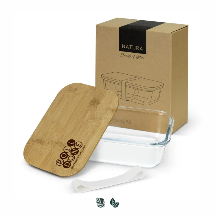 NATURA Iris Glass Lunch Box