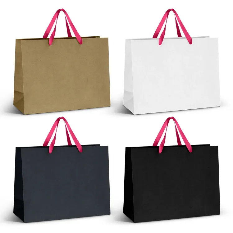 Extra Large Ribbon Handle Paper Bag