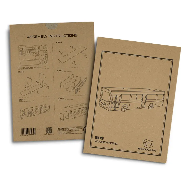 BRANDCRAFT Bus Wooden Model