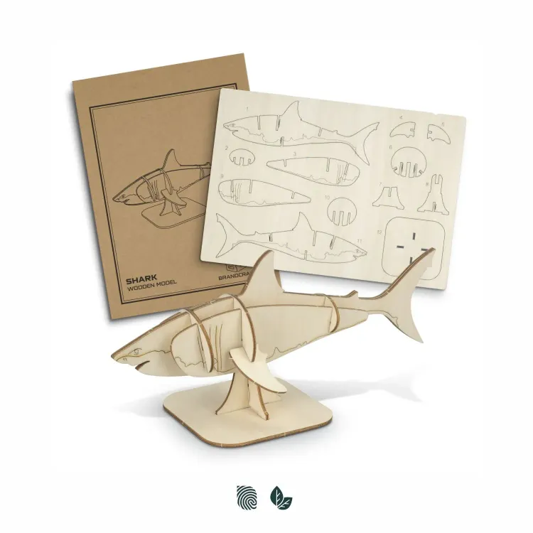 BRANDCRAFT Shark Wooden Model