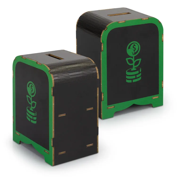 BRANDCRAFT Money Box Wooden Model