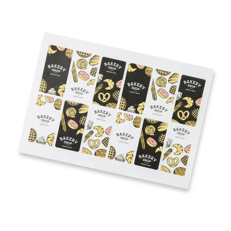 Sticker Sheet 40 x 80mm Rectangle - Matte