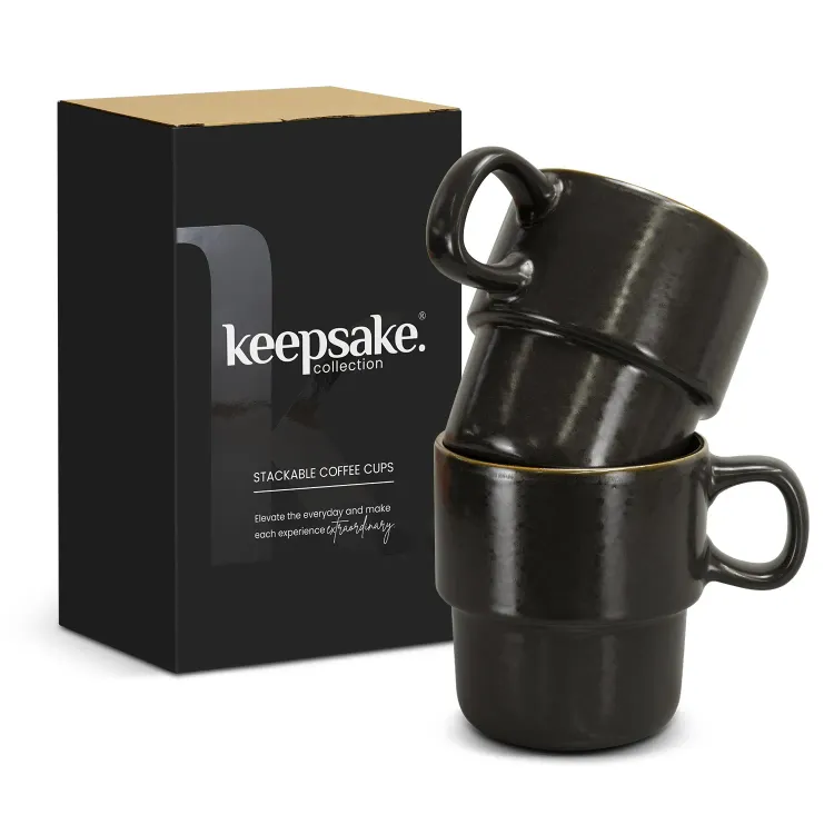 Keepsake Stackable Coffee Cup - Set of 2