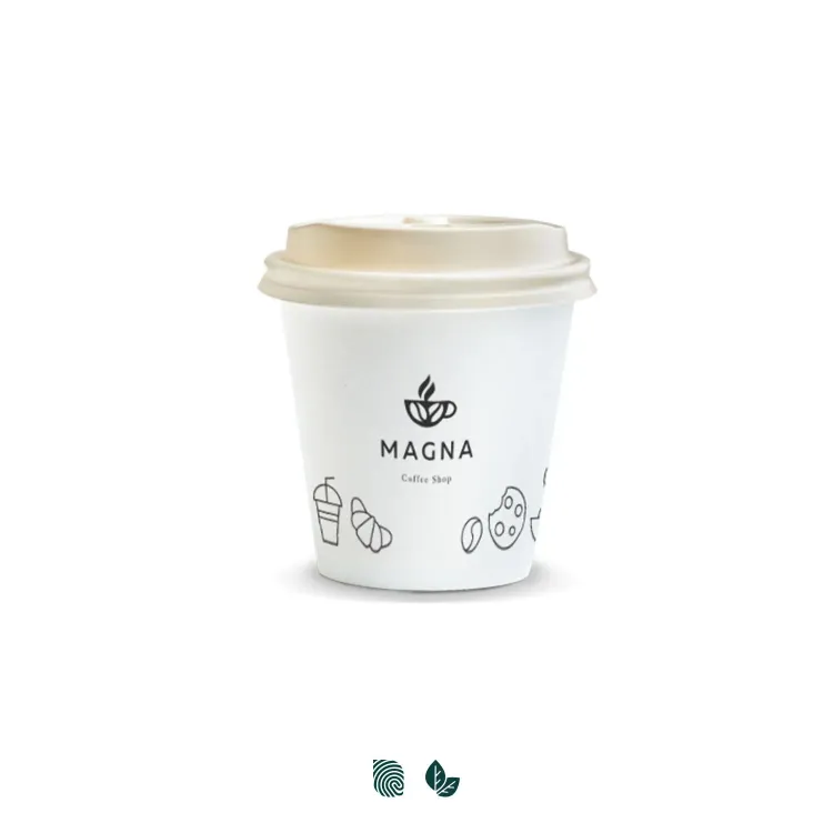Compostable Paper Coffee Cup - 180ml