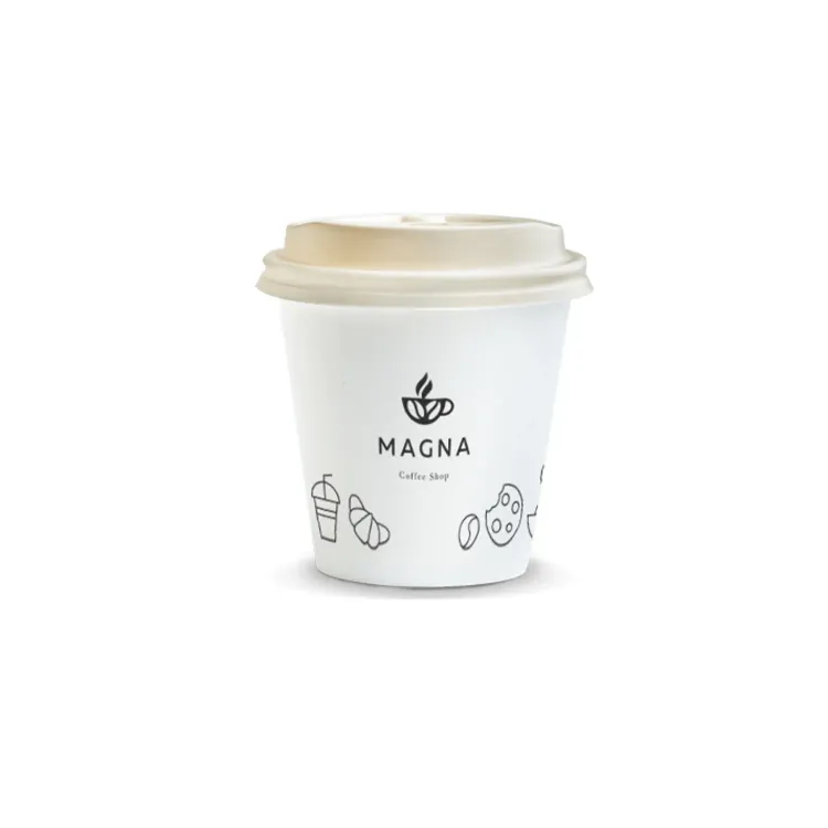 Compostable Paper Coffee Cup - 180ml
