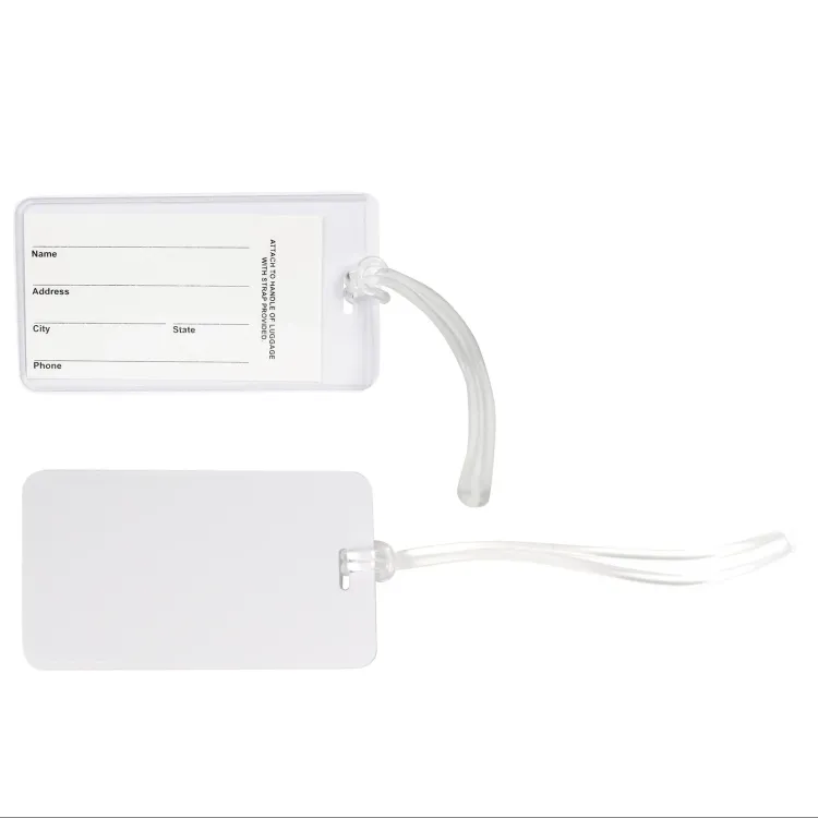 Monte Carlo Luggage Tag - White