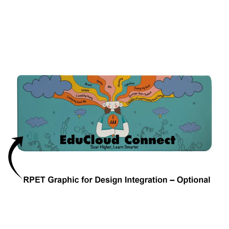 Tasktamer Desk Mat - Sublimation with RPET Message