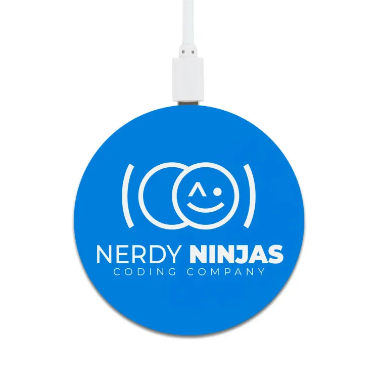 Arc Round Wireless Charger  - Digital Print Full Coverage