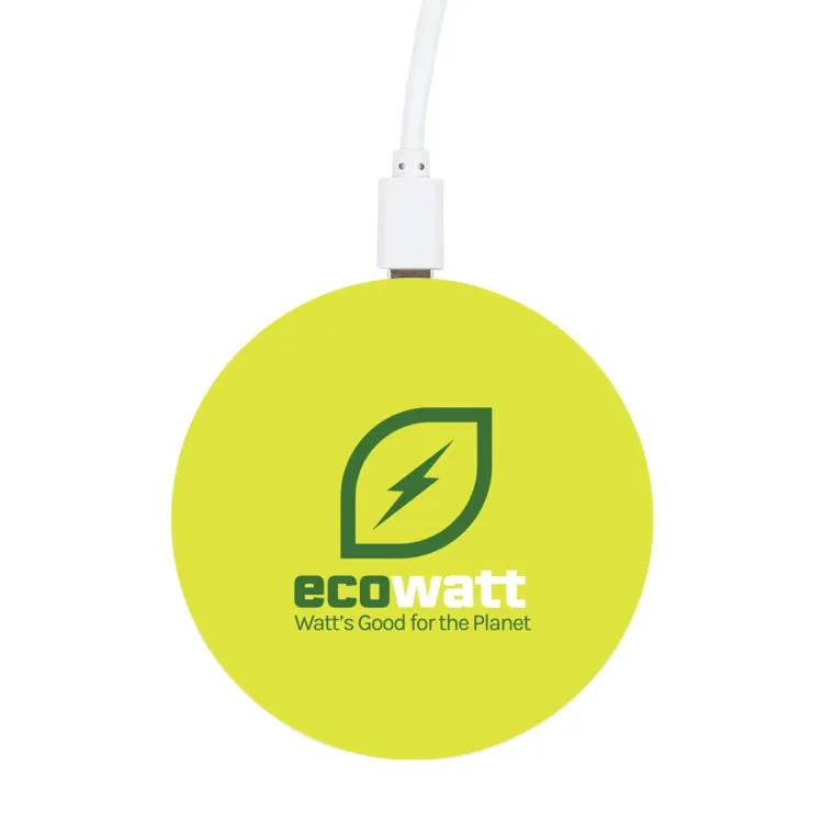 Arc Eco Round Wireless Charger - Digital Edge to Edge