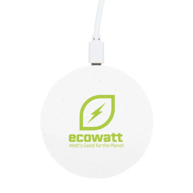 Arc Eco Round Wireless Charger - Pad Print