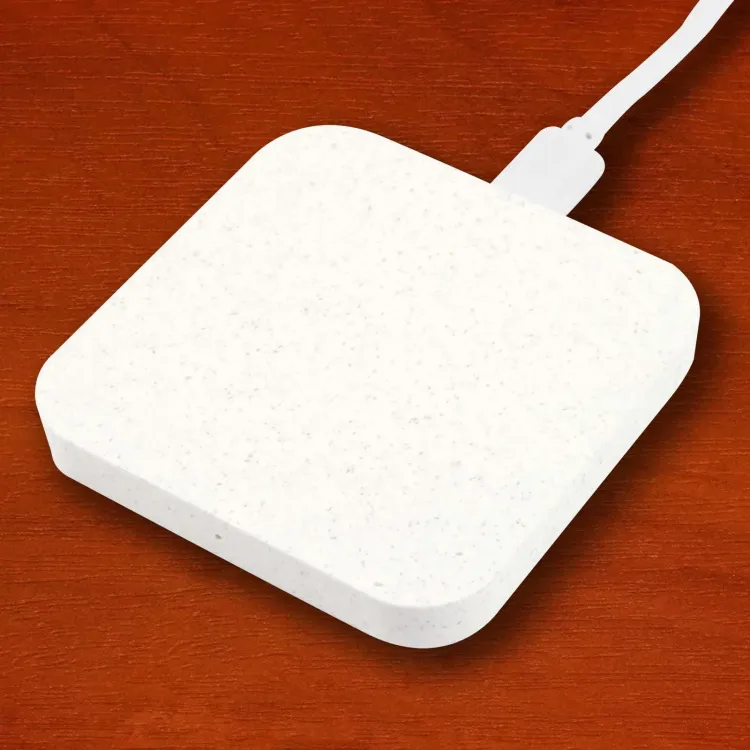 Arc Eco Square Wireless Charger - White