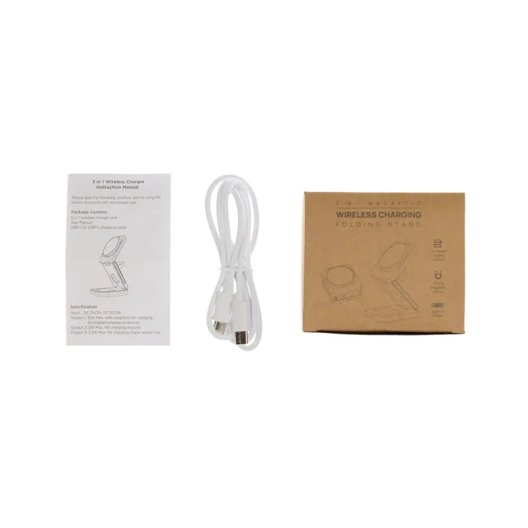 Spartan 3-in-1 Wireless Charger - Spartan Wireless Charger Contents