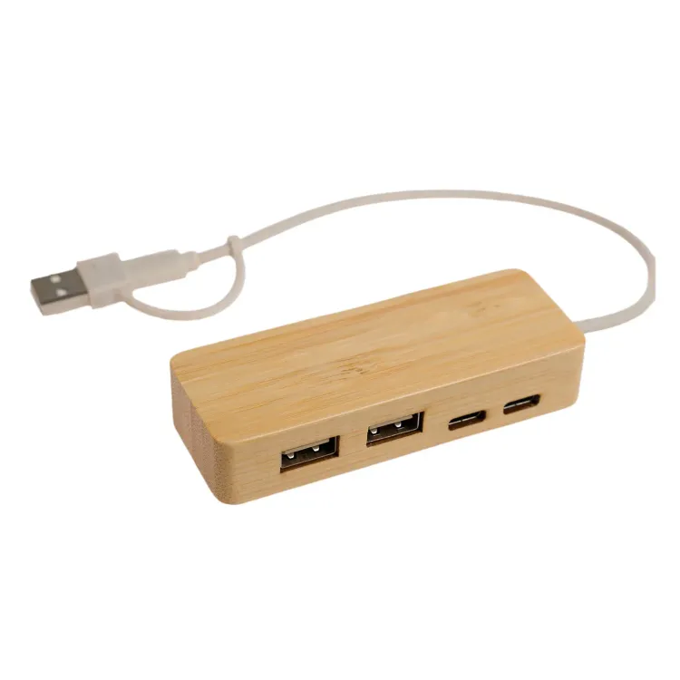 Whisper USB Hub - Bamboo