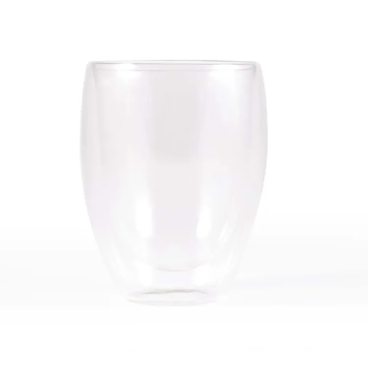 Sierra 350ml Double Wall Glass Cup - Clear