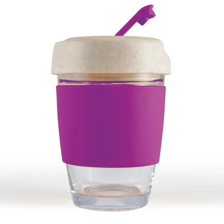 Vienna Eco Coffee Cup / Silicone Band - Purple