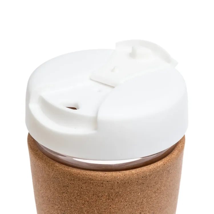 Vienna Coffee Cup / Cork Band - Lid Open 2