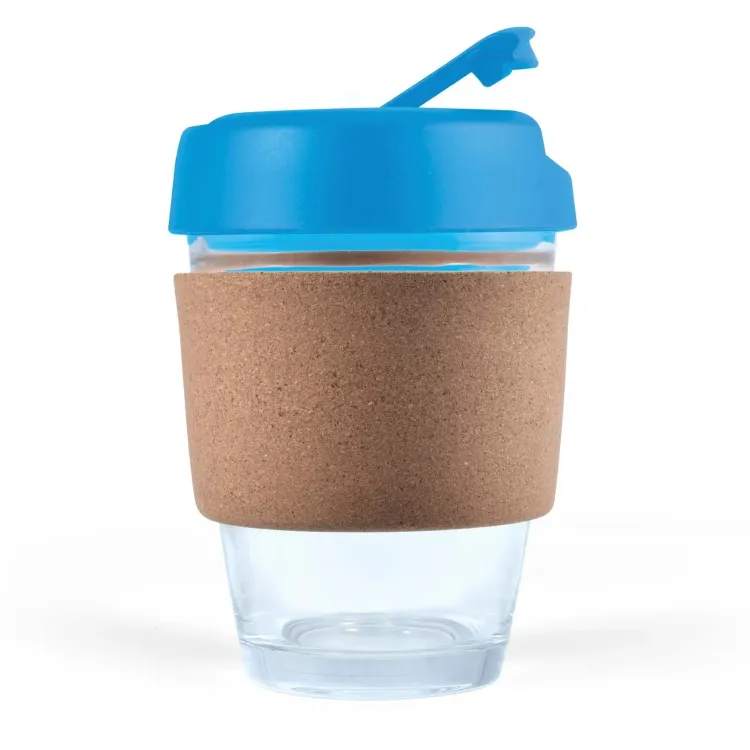 Vienna Coffee Cup / Cork Band - Light Blue