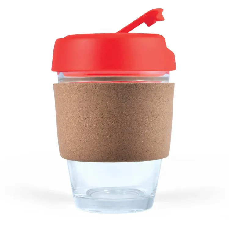 Vienna Coffee Cup / Cork Band - Red