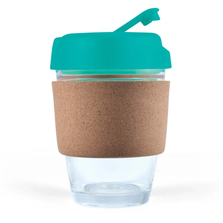 Vienna Coffee Cup / Cork Band - Teal