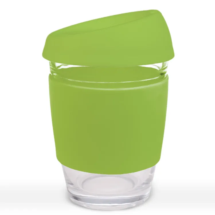 Vienna Coffee Cup / Silicone Lid  - Light Green
