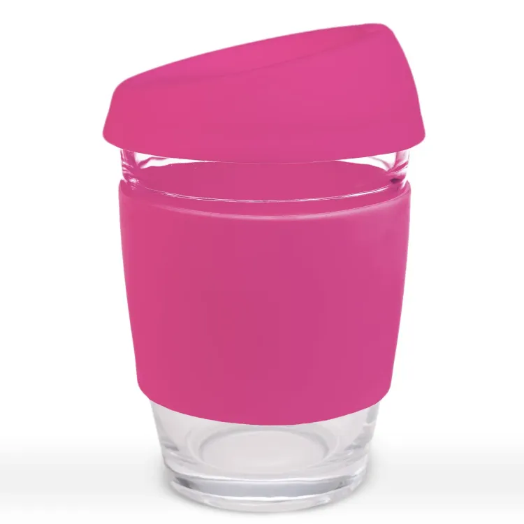 Vienna Coffee Cup / Silicone Lid  - Pink
