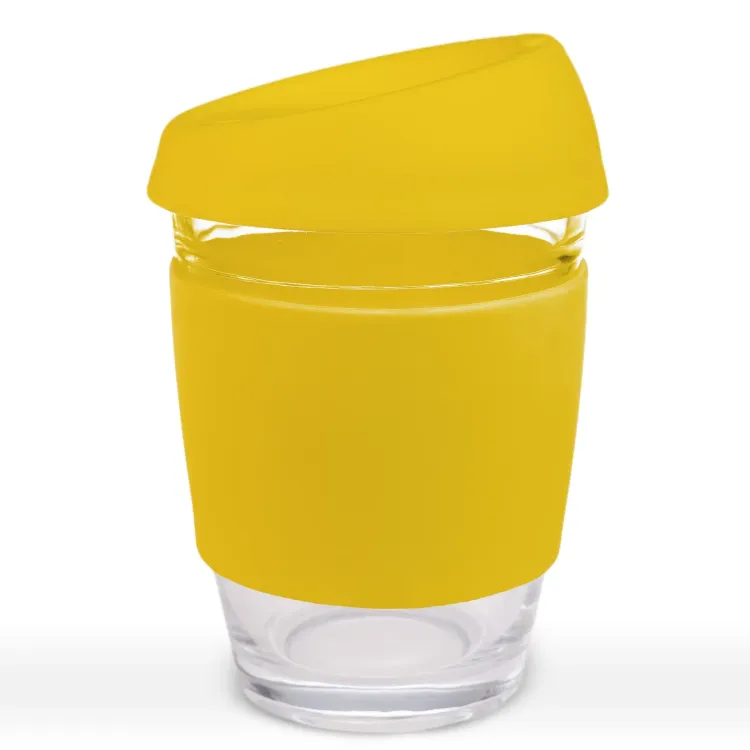 Vienna Coffee Cup / Silicone Lid  - Yellow
