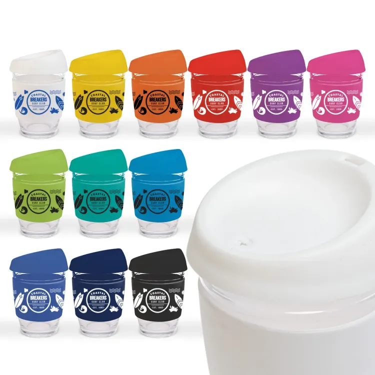 Vienna Coffee Cup / Silicone Lid  - Vienna Coffee Cup / Silicone Lid 