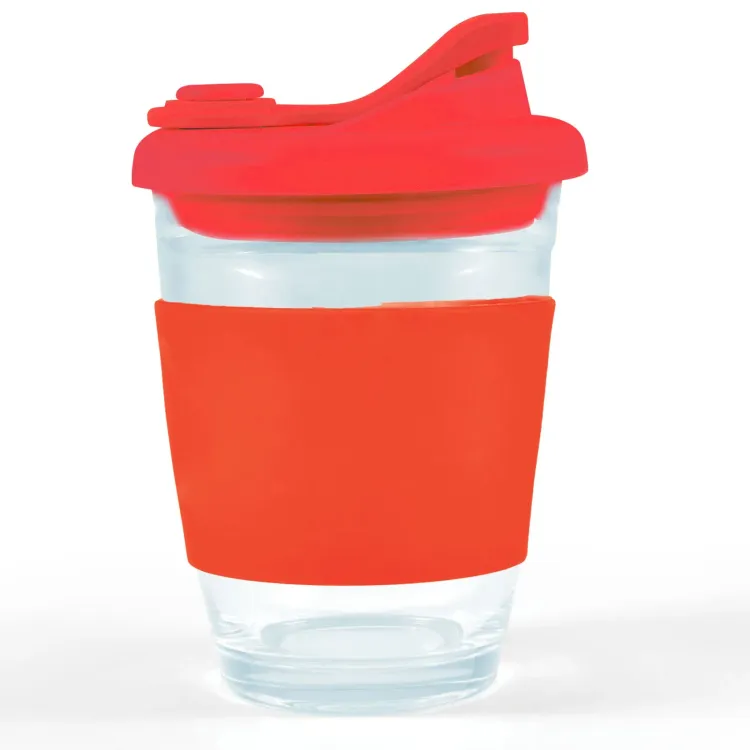 Vienna Coffee Cup / Snap Lid - Red