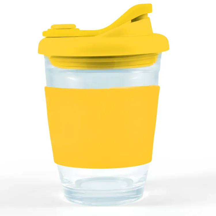 Vienna Coffee Cup / Snap Lid - Yellow