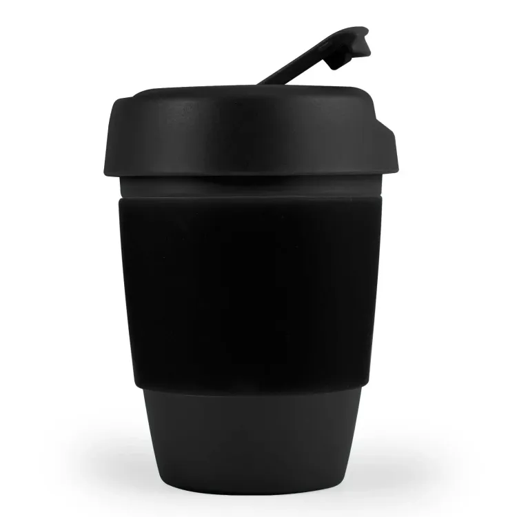 Kick Coffee Cup / Silicone Band - Black