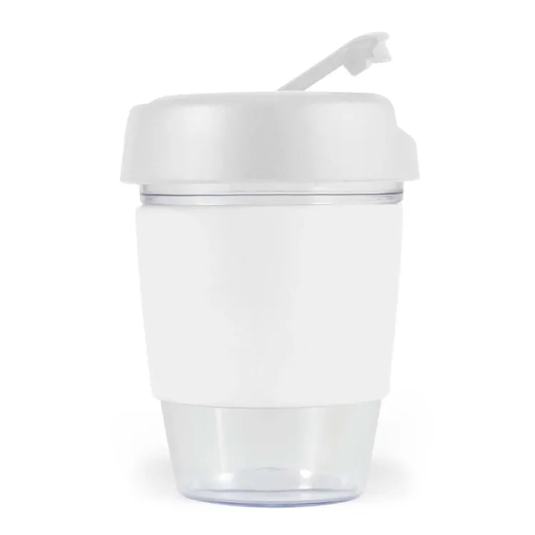 Kick Cup Crystal / Silicone Band - White