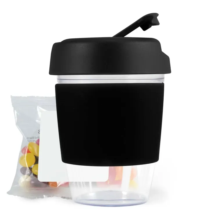 Kick Coffee Cup with Jelly Beans - Black