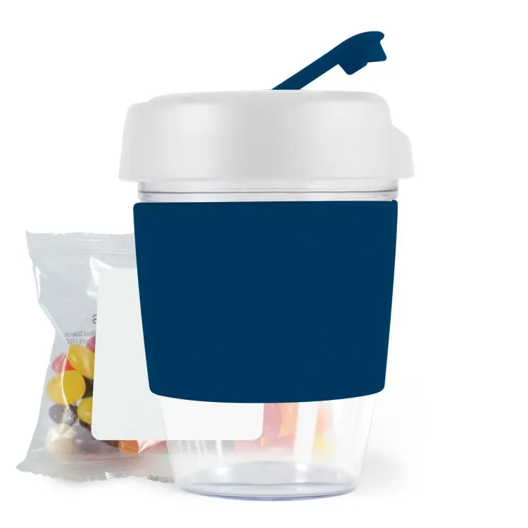 Kick Coffee Cup with Jelly Beans - Navy Blue