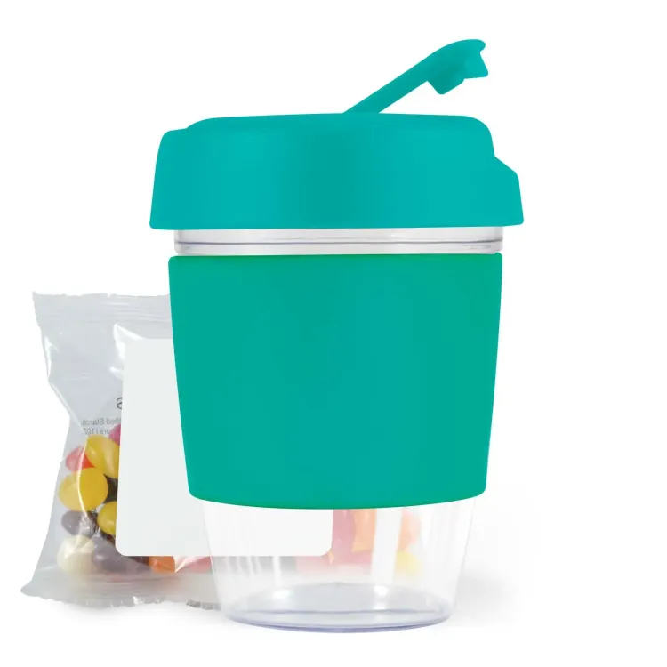Kick Coffee Cup with Jelly Beans - Teal
