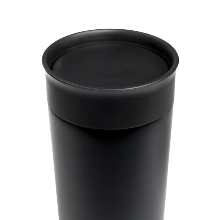 Flair Stainless Steel Coffee Cup - Black Close up of Lid