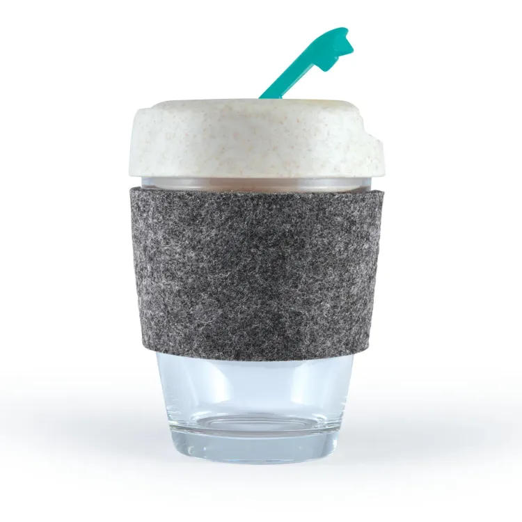 Vienna Eco Coffee Cup / RPET Band - Teal