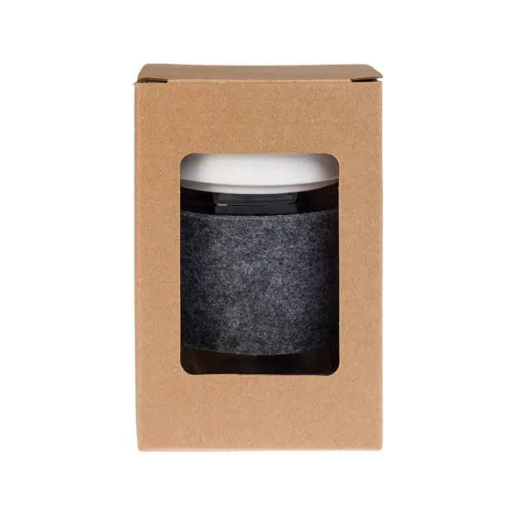 Vienna Coffee Cup / Flip Lid / RPET Band - Tuck Box 1