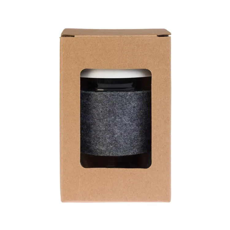 Vienna Coffee Cup / Silicone Lid / RPET Band - Tuck Box 1