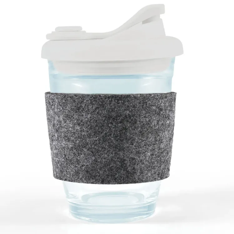 Vienna Coffee Cup / Snap Lid / RPET Band - White