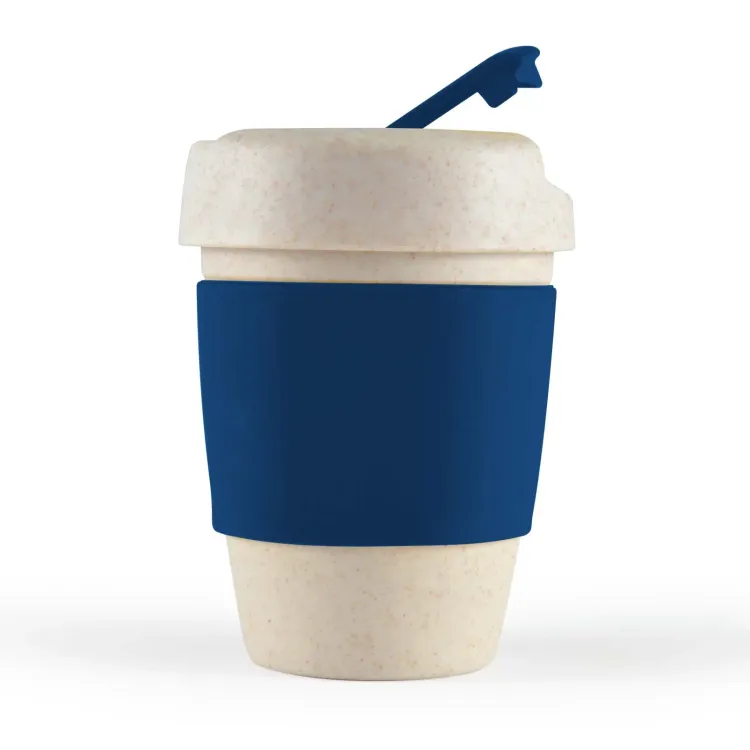 Kick Eco Coffee Cup / Silicone Band  - Navy Blue