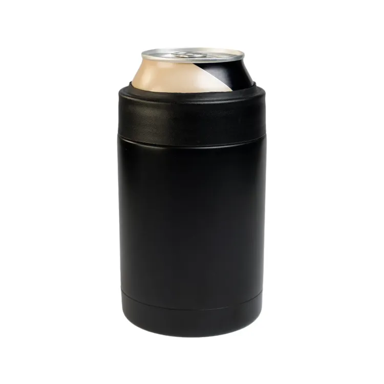 Cosy Stainless Steel Drink Cooler - Black Drink Cooler with Can