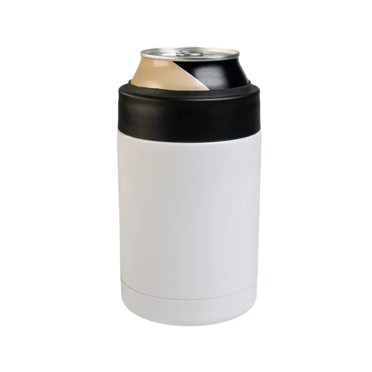 Cosy Stainless Steel Drink Cooler - White Drink Cooler with Can