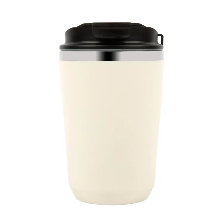 Heron Double Wall Coffee Cup - Cream