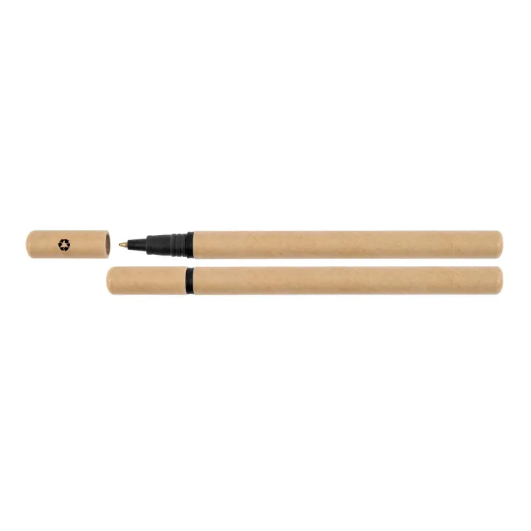 Stratos Cardboard Pen - Natural/Black