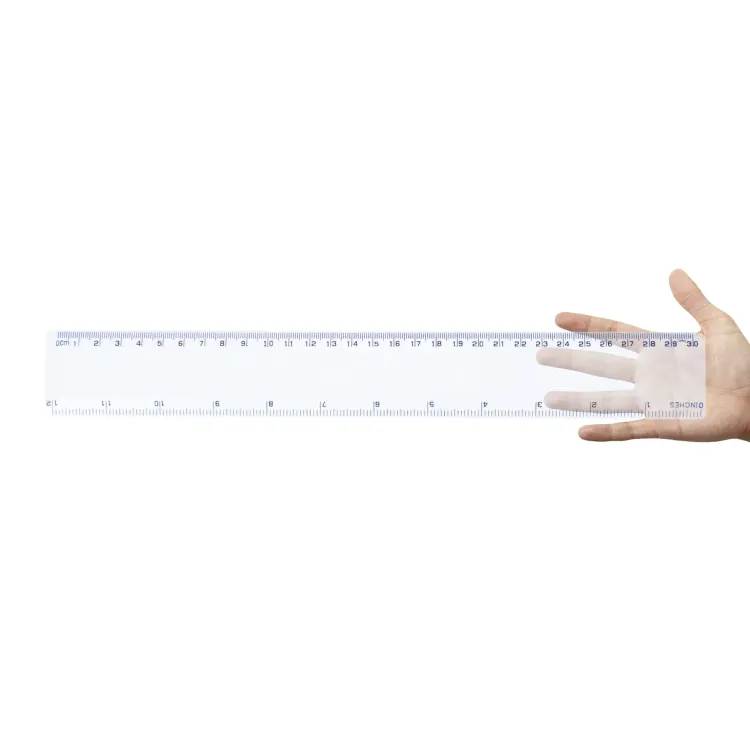 Transparent 30cm Ruler - Clear