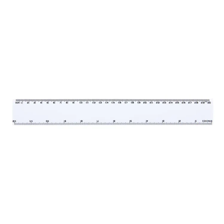30cm Ruler - White